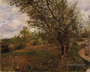 Paysage de pontoise à travers les champs 1879 Camille Pissarro Peinture à l'huile